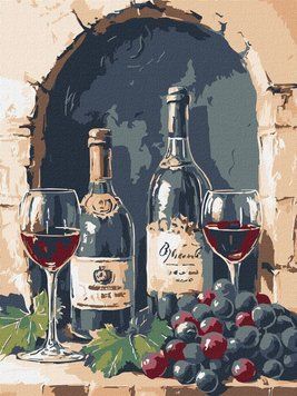 Картина по номерам Гармония вина &copy;art_selena_ua (KHO5730) Идейка (Без коробки) 30 х 40 см