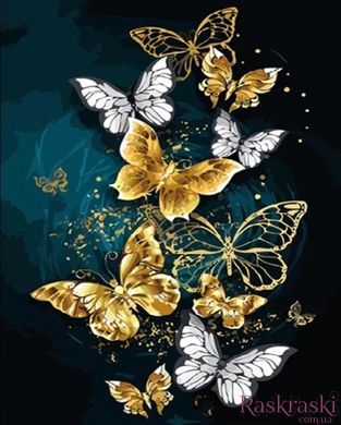 Картина из мозаики Блестящие бабочки My Art (MRT-TN1023, На подрамнике) фото интернет-магазина Raskraski.com.ua