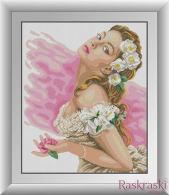Набор алмазная мозаика Леди Камелия Dream Art (DA-30932, Без подрамника) фото интернет-магазина Raskraski.com.ua