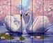 Картина за номерами на дереві Пара лебедів (RA-GXT9009) Rainbow Art — фото комплектації набору