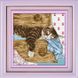 Набір алмазна мозаїка Сплячий кіт Dream Art (DA-30373) — фото комплектації набору