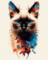 Холст для рисования Цветной кот (ANG385) (Без коробки)