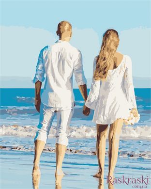 Картина за номерами Побачення на пляжі (AS1050) ArtStory фото інтернет-магазину Raskraski.com.ua