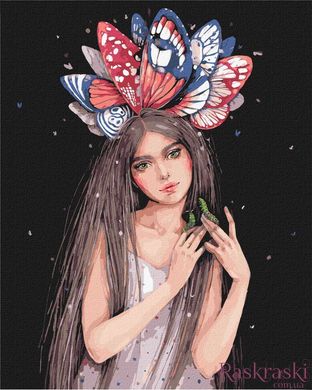 Картина по номерам Краски бабочек ©lesya_nedzelska_art (KHO4996) Идейка (Без коробки)