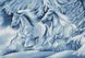 Алмазна вишивка Снігові коні (51 х 69 см) Dream Art (DA-31727) — фото комплектації набору