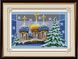 Алмазна вишивка Різдвяні купола (повна зашивання, квадратні камені) Dream Art (DA-30196) — фото комплектації набору