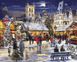Раскраска по цифрам Рождество в городе (VP999) Babylon — фото комплектации набора