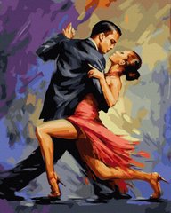 Картины по номерам Танец влюбленных (BK-GX23249) (Без коробки)