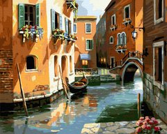 Картини за номерами Венеціанський канал (BK-GX4804) (Без коробки)