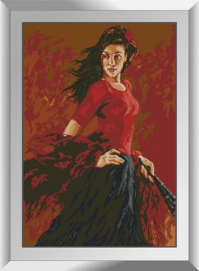 Картина алмазами Фламенко Dream Art (DA-31307, Без подрамника) 54 x 75 см фото интернет-магазина Raskraski.com.ua