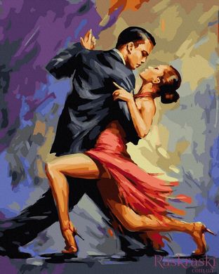 Картина по цифрам Танец влюбленных (BRM23249) фото интернет-магазина Raskraski.com.ua