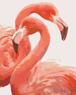Раскраска по номерам Грация фламинго (KHO2446) Идейка (Без коробки)