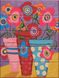 Картина за номерами на дереві Різнокольорові квіти (ASW146) ArtStory — фото комплектації набору