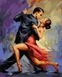 Картина по цифрам Танец влюбленных (BRM23249) — фото комплектации набора