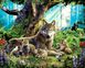 Раскраска по цифрам Волчица с волчатами (VP1358) Babylon — фото комплектации набора