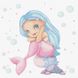 Картина за номерами Блакитна русалочка ©tanya_bonya (KHO6047) Ідейка (Без коробки)
