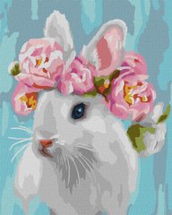 Картина по номерам Белый кролик ©Юлия Томеско (KHO4494) Идейка (Без коробки)