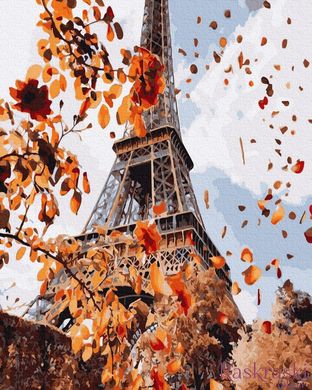 Раскраска для взрослых Осень в Париже (BRM33881) фото интернет-магазина Raskraski.com.ua