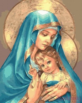 Малювання по номерам Молитва матері (BK-GX43310) (Без коробки)