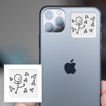 3D стикер Все достало