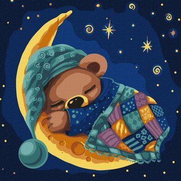 Картина по номерам Уютный сон &copy;Elena Schweitzer (KHO6062) Идейка (Без коробки) 30 х 30 см