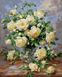 Картина за номерами Білі троянди (BK-GX7547) (Без коробки)