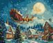 Розмальовка по номерах Різдвяна казка &copy;art_selena_ua (KH5148) Ідейка 40 х 50 см &mdash; фото комплектації набору