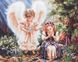 Алмазная живопись Ангелочки у ручья Никитошка (GF2093, На подрамнике) — фото комплектации набора