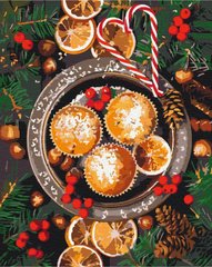 Картины по номерам Рождественские вкусности (BSM-B52722) фото интернет-магазина Raskraski.com.ua