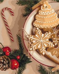 Картина по цифрам Бабушкино печенье на Рождество (BS52505) (Без коробки)