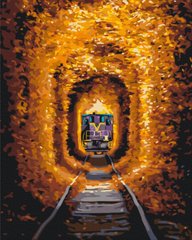 Картина за номерами Тунель кохання та потяг © Sergiy Stepanenko (BS53789) (Без коробки)