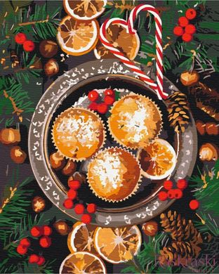Картины по номерам Рождественские вкусности (BSM-B52722) фото интернет-магазина Raskraski.com.ua