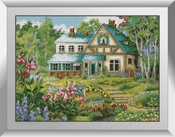 Картина стразами Родной сад Dream Art (DA-31185, Без подрамника) 55 x 75 см фото интернет-магазина Raskraski.com.ua