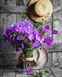 Полотно для малювання Квіткова композиція (BRM37070) — фото комплектації набору
