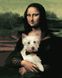 Картина за номерами Мона Ліза із собакою (BRM41882) — фото комплектації набору