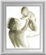 Алмазная вышивка Отец с малышом (квадратные камни, полная зашивка) Dream Art (DA-30443, Без подрамника) — фото комплектации набора