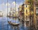 Картина за номерами на дереві Венеціанська прогулянка (RA-GXT9621) Rainbow Art — фото комплектації набору