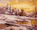 Картина по номерам Зимний рассвет ©Александр Закусилов (KHO6313) Идейка (Без коробки)