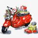 Картина за номерами Різдвяний мотоцикл ©fashionillustration_tania (KHO5011) Ідейка (Без коробки)
