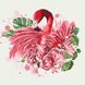Живопись по номерам Фламинго и пионы (KH4042) Идейка — фото комплектации набора