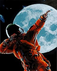 Картина по номерам Крутой космонавт (SR-SY6779) Strateg (Без коробки)