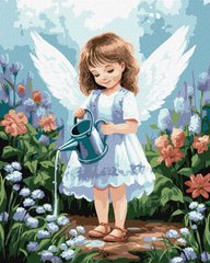 Холст для рисования Ангелочек в саду ©art_selena_ua (KHO8384) Идейка (Без коробки)