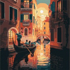Картина по номерам Романтика Венеции ©art_selena_ua (KHO3637) Идейка (Без коробки)