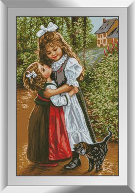 Алмазна вишивка Сестричка Dream Art (DA-31436) 53 x 83 см фото інтернет-магазину Raskraski.com.ua