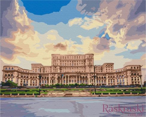 Картина по номерам Величественный парламент Румынии (BS52847) (Без коробки)