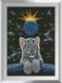 Картина з мозаїки Підкорювач світу (тигреня) Dream Art (DA-31336) — фото комплектації набору
