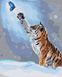 Картина за номерами Забави тигреня ©khutorna_art (KH4496) Ідейка — фото комплектації набору
