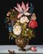 Картина по номерам Цветущая композиция ©Ambrosius Bosschaert de Oude (KH3224) Идейка — фото комплектации набора