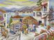 Картина стразами Испанская улочка (37 х 50 см) Dream Art (DA-31834, Без подрамника) — фото комплектации набора