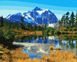 Картина за номерами Гірське озеро (BRM36084) — фото комплектації набору